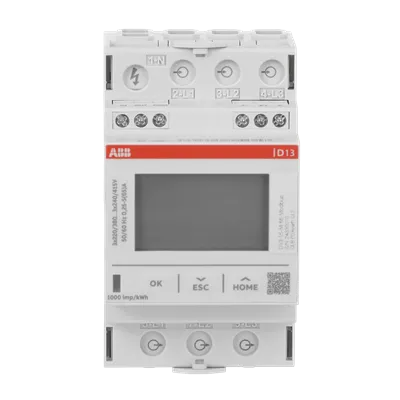 ABB trifazni 65A pametni merilnik energije za polnilno posatjo D13 15-M 65 MODBUS 3- fazni DIR 65A RS-485 +