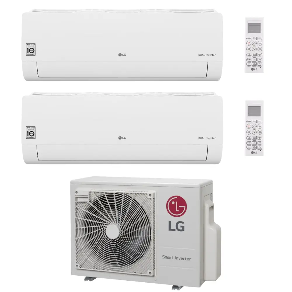 LG Special EC MU3R21.U23 + 2x S12EC (2x 3,5kW) dvojna stenska klimatska naprava 6,2kW