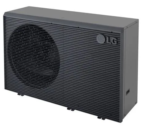 LG Monobloc R32 S II Black 9kW toplotna črpalka HM091MRS.UA40