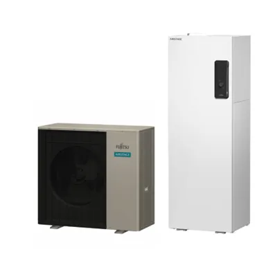 Fujitsu Waterstage Monobloc R32 (Hidro Split) 1‑fazna toplotna črpalka 10 kW z notranjo enoto in integriranim 190 L bojlerjem